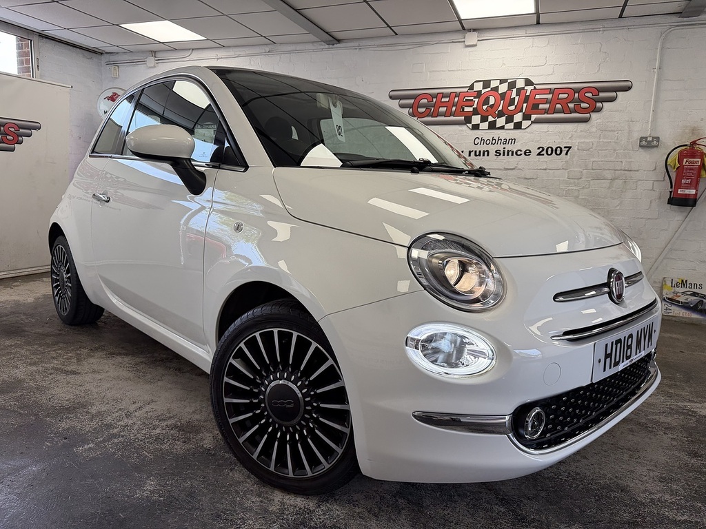 Fiat 500 Lounge White