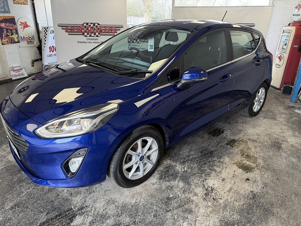 Ford Fiesta T Ecoboost Zetec BD67ZTL Blue #4