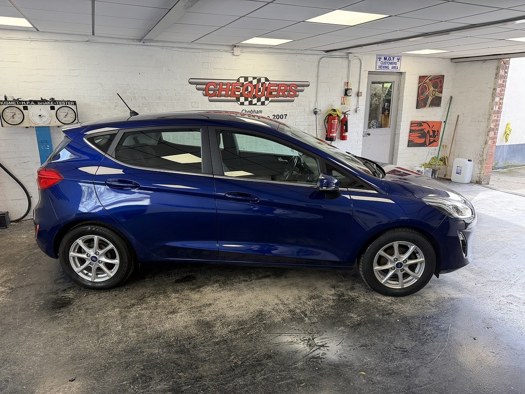 Ford Fiesta T Ecoboost Zetec BD67ZTL Blue #5