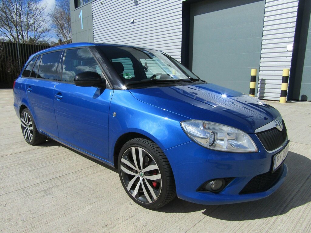 Skoda Fabia 1.4 Tsi Vrs Dsg Estate Lhd Blue #6
