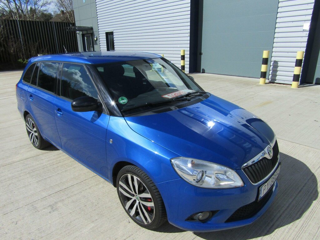 Skoda Fabia 1.4 Tsi Vrs Dsg Estate Lhd Blue #3