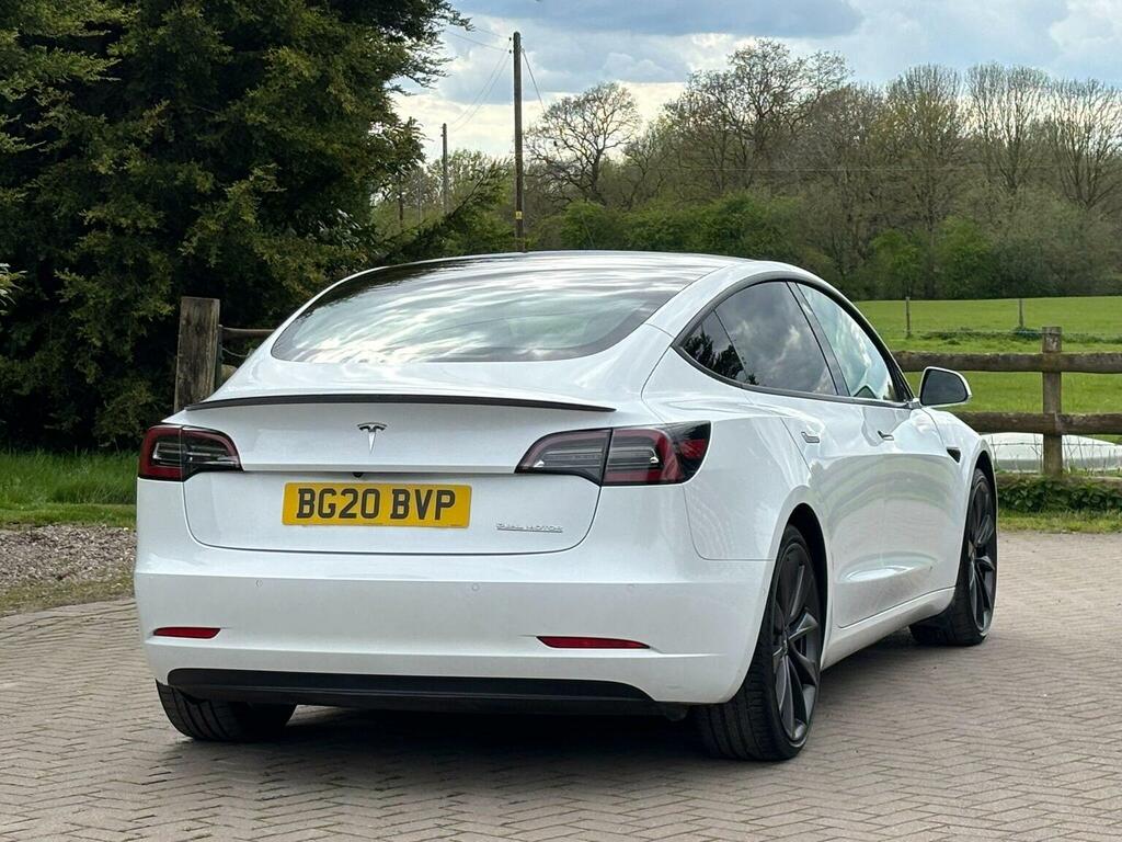 Tesla Model 3 Saloon Dual Motor Performance 4Wde Per BG20BVP White #2