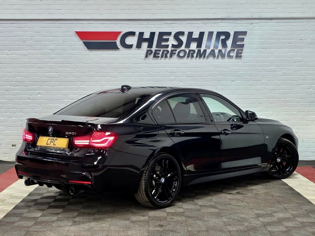 BMW 3 Series Saloon 3.0 340I M Sport Shadow Edition Saloon SB67UZP Black #4