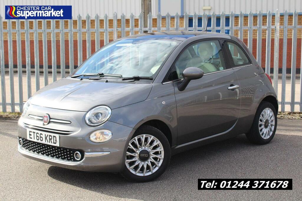 Fiat 500 Hatchback 1.2 Lounge Dualogic Euro 6 Ss 20 Grey