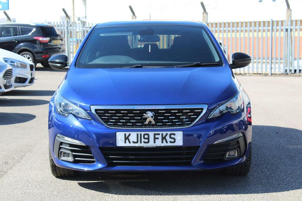 Peugeot 308 Hatchback 1.2 Puretech Gpf Gt Line Euro 6 Ss KJ19FKS Blue #5