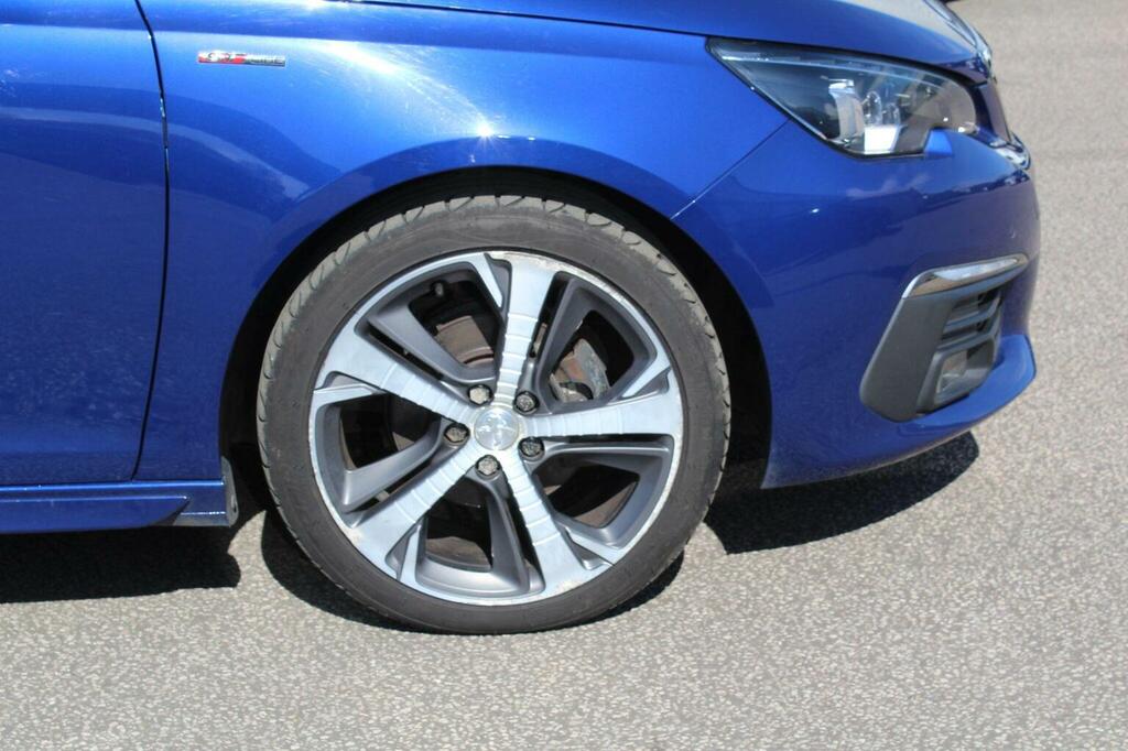 Peugeot 308 Hatchback 1.2 Puretech Gpf Gt Line Euro 6 Ss KJ19FKS Blue #4