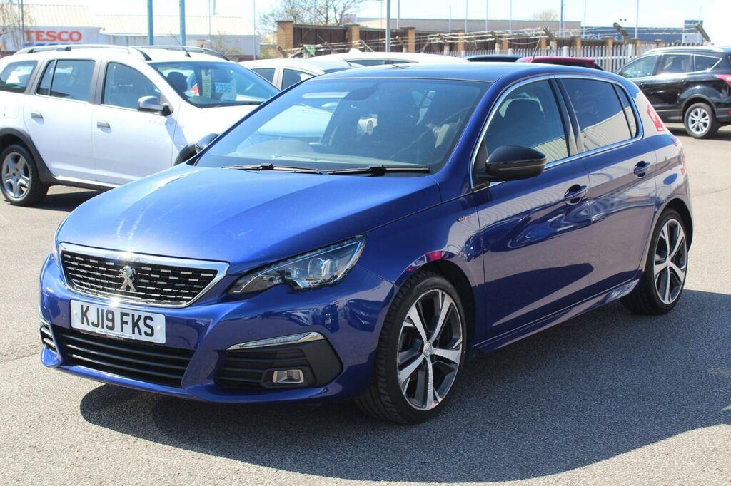 Peugeot 308 Hatchback 1.2 Puretech Gpf Gt Line Euro 6 Ss KJ19FKS Blue #6