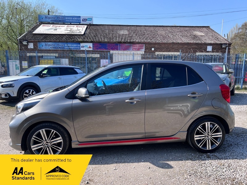 Kia Picanto 1.25 Gt-line Hatchback LO67UBK Silver #3