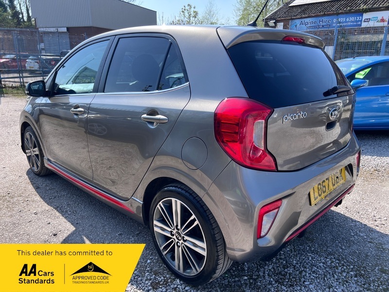 Kia Picanto 1.25 Gt-line Hatchback LO67UBK Silver #4