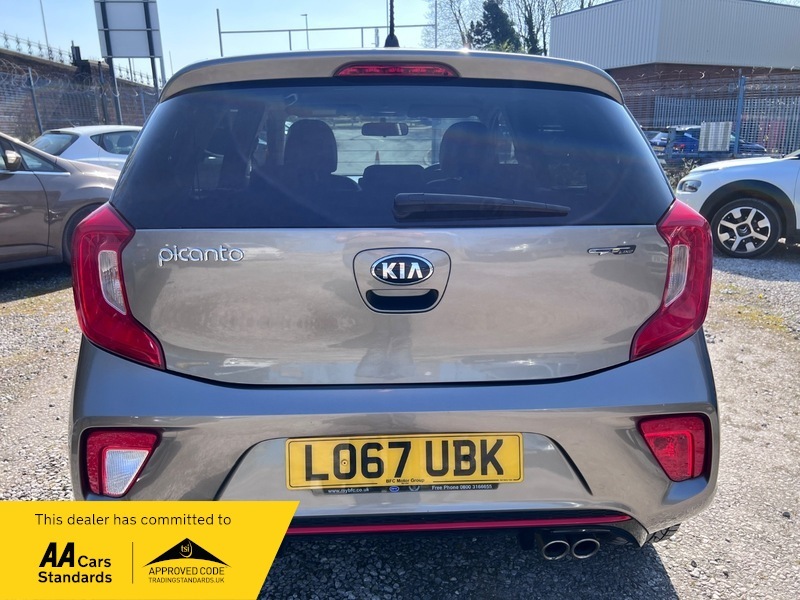 Kia Picanto 1.25 Gt-line Hatchback LO67UBK Silver #5