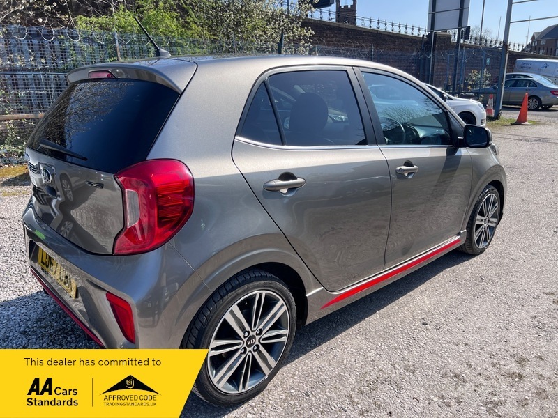 Kia Picanto 1.25 Gt-line Hatchback LO67UBK Silver #6