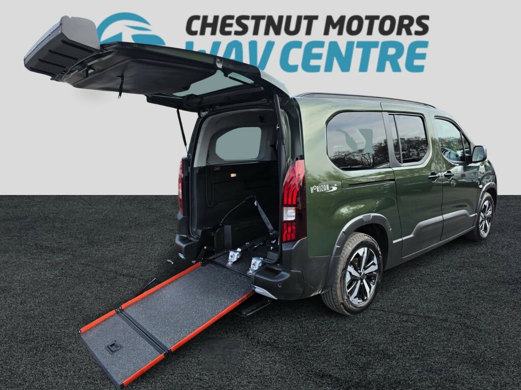 Peugeot Rifter Wheelchair Accessible Vehicle Rifter Gt Wav Wheelc Green