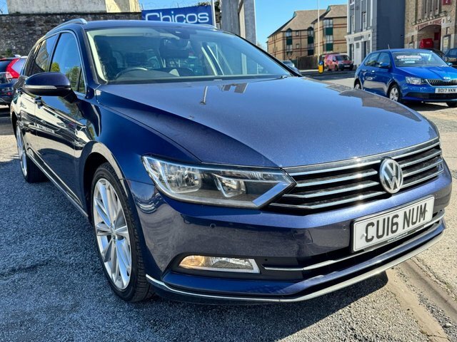 Volkswagen Passat 2016 2.0 Tdi Bluemotion Tech Gt Estate CU16NUM Blue #3