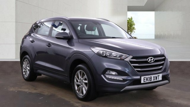 Hyundai Tucson 2018 1.6 Gdi Blue Drive Se Nav Suv Manu EK18XWT Grey #2