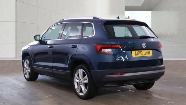 Skoda Karoq 2018 1.6 Tdi Se L Suv Dsg Euro 6 Ss AK18JVR Blue #4