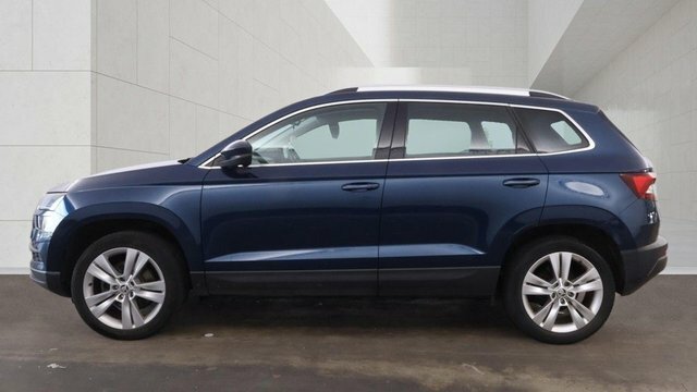 Skoda Karoq 2018 1.6 Tdi Se L Suv Dsg Euro 6 Ss AK18JVR Blue #3