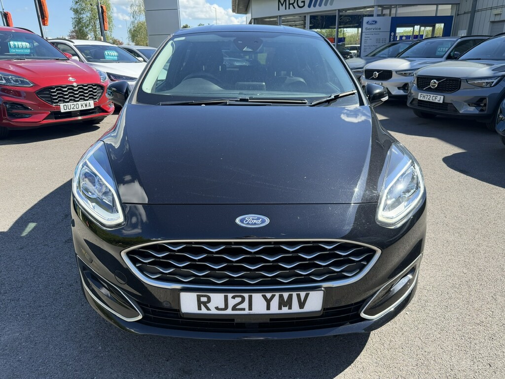 Ford Fiesta 1.0 Ecoboost Hybrid Mhev 155 Vignale Edition RJ21YMV Black #4