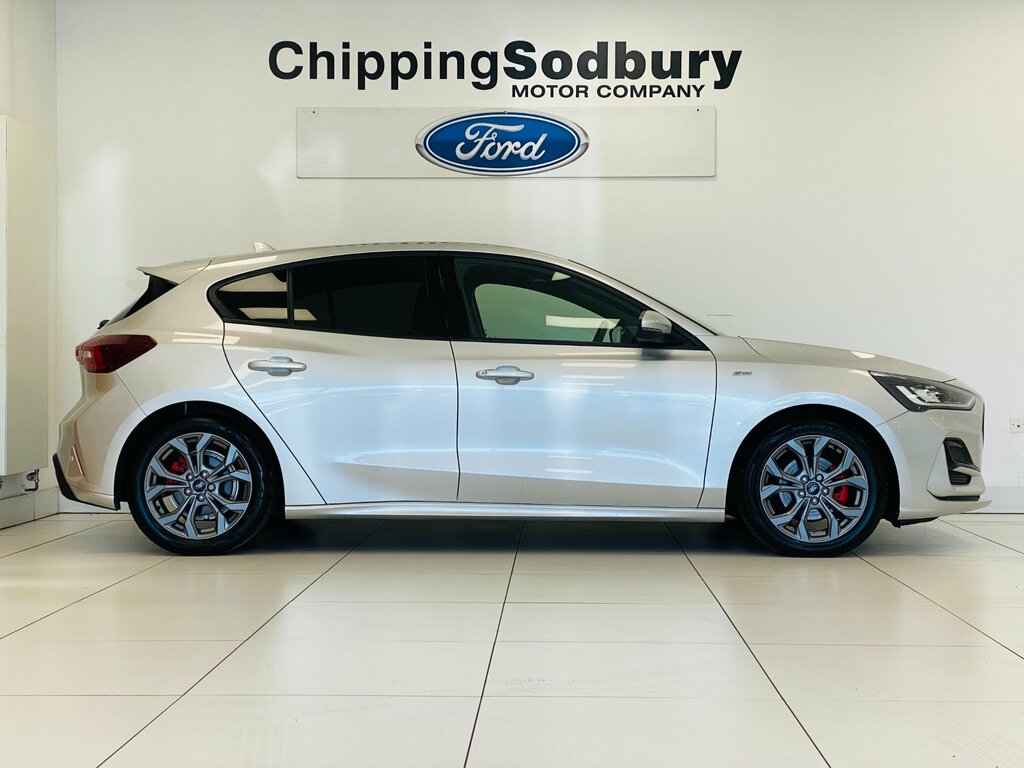 Ford Focus Ecoboost Mhev St-line Hatchback Hybrid BX74YBU Silver #3