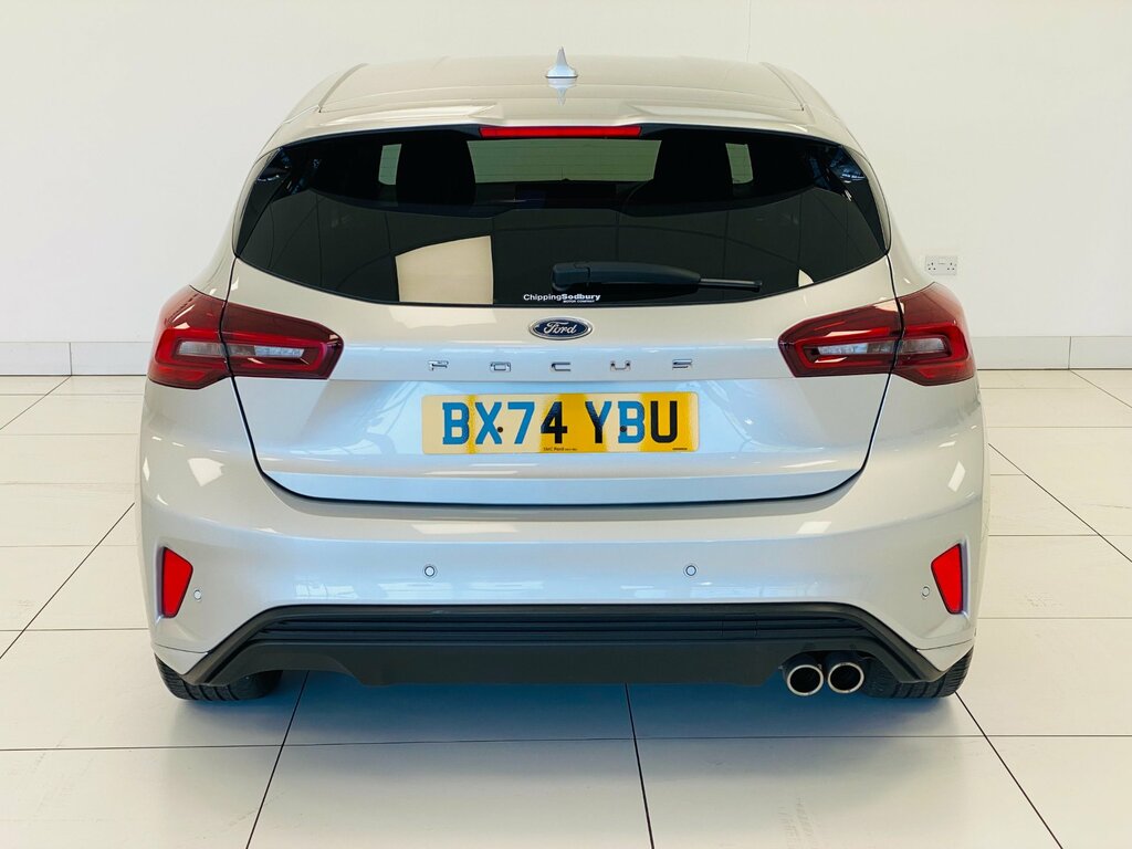 Ford Focus Ecoboost Mhev St-line Hatchback Hybrid BX74YBU Silver #5