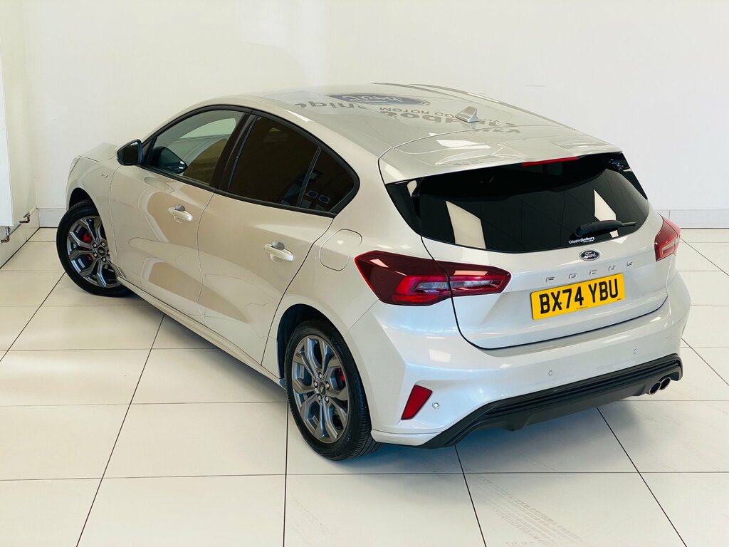 Ford Focus Ecoboost Mhev St-line Hatchback Hybrid BX74YBU Silver #6