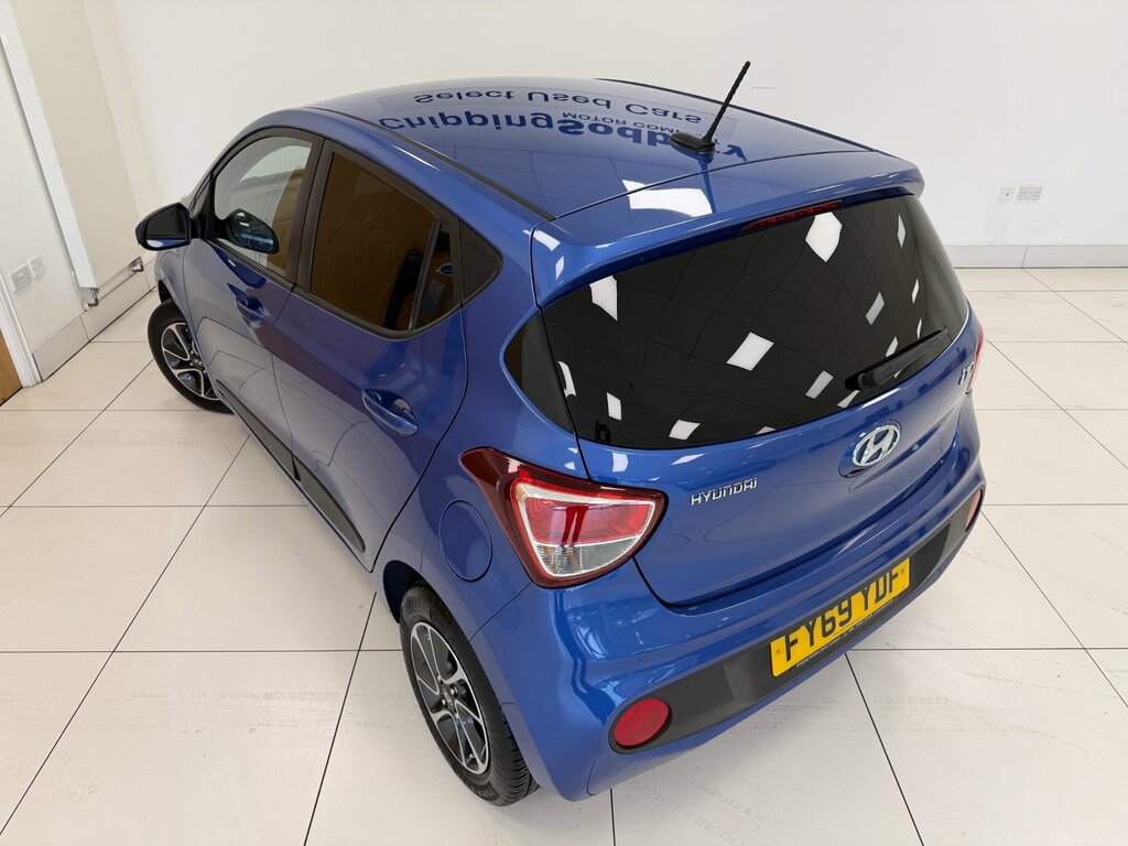 Hyundai I10 1.2 Premium Hatchback Euro 6 87 P FY69YDF Blue #4