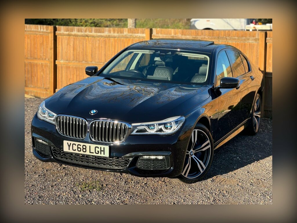 BMW 7 Series 3.0 730D M Sport Xdrive Euro 6 Ss YC68LGH Black #3
