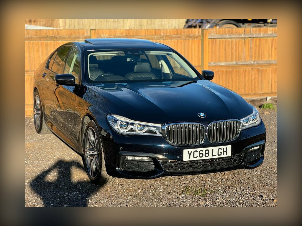 BMW 7 Series 3.0 730D M Sport Xdrive Euro 6 Ss YC68LGH Black #6