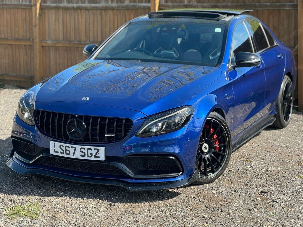 Mercedes-Benz C Class 4.0 C63 V8 Biturbo Amg S Premium Spds Mct Euro 6 LS67SGZ Blue #3