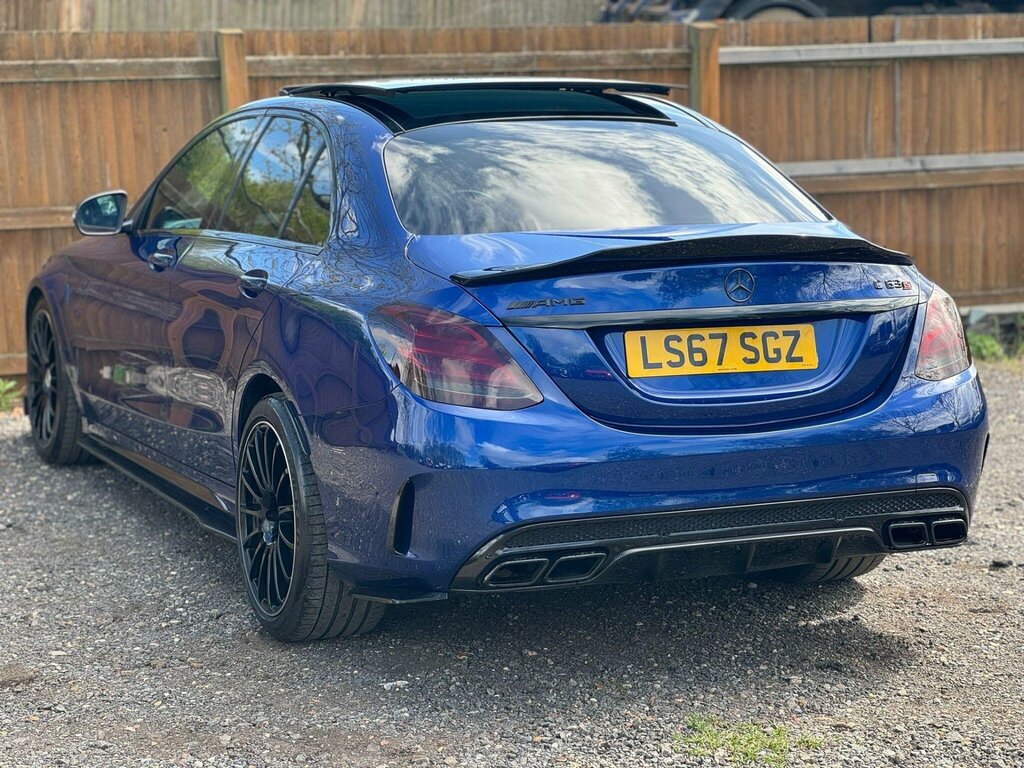 Mercedes-Benz C Class 4.0 C63 V8 Biturbo Amg S Premium Spds Mct Euro 6 LS67SGZ Blue #4