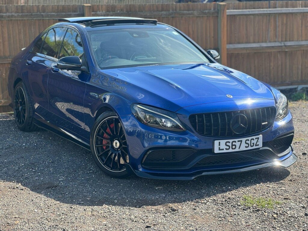 Mercedes-Benz C Class 4.0 C63 V8 Biturbo Amg S Premium Spds Mct Euro 6 Blue