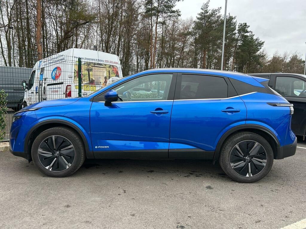 Nissan Qashqai 1.5 H E-power Tekna Suv Hybrid Eur PN75OCG Blue #6