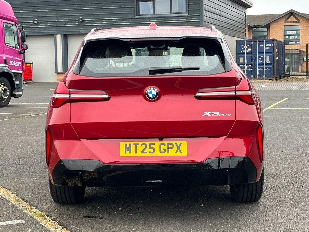 BMW X3 2.0 20D Mht M Sport Suv Hybrid Xdr MT25GPX Red #5