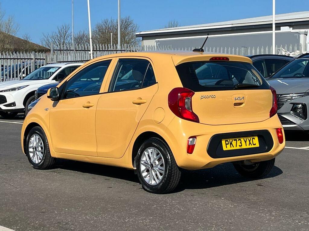 Kia Picanto 1.0 Dpi 2 Hatchback Amt Euro 6 Ss 6 PK73YXC Yellow #3