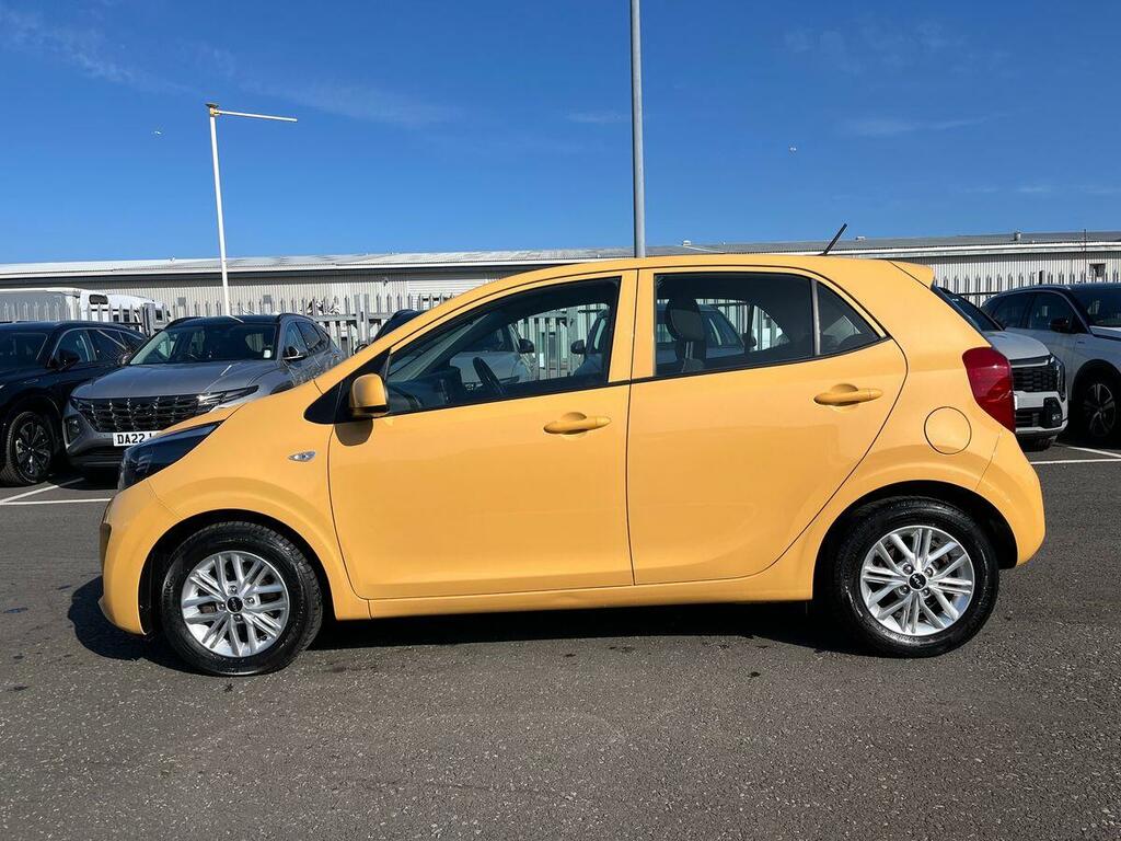 Kia Picanto 1.0 Dpi 2 Hatchback Amt Euro 6 Ss 6 PK73YXC Yellow #6
