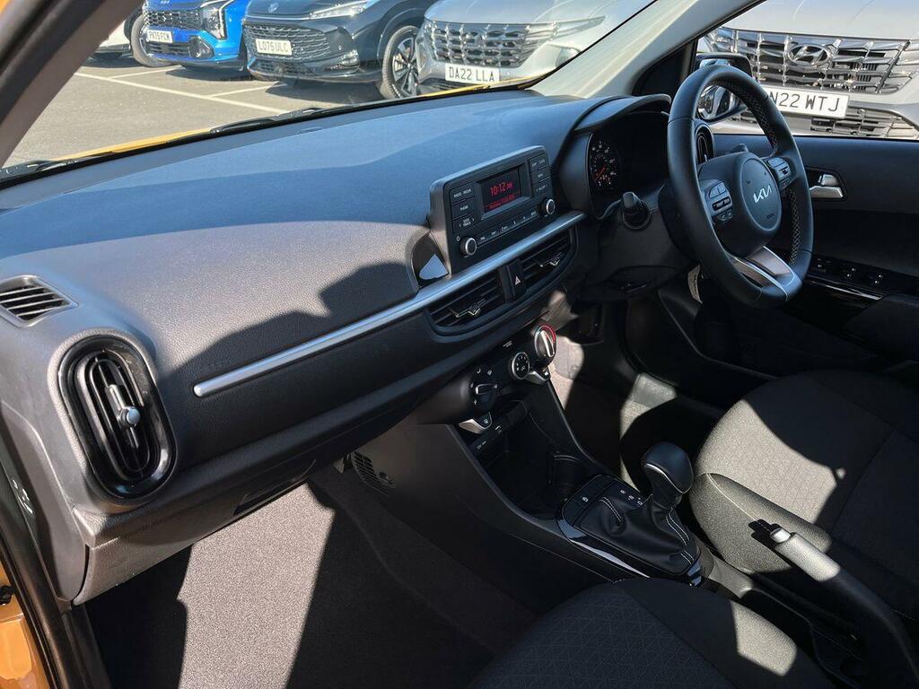 Kia Picanto 1.0 Dpi 2 Hatchback Amt Euro 6 Ss 6 PK73YXC Yellow #2
