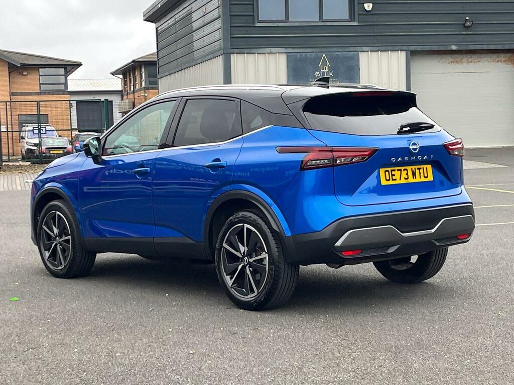 Nissan Qashqai 1.3 Dig-t Mhev Tekna Suv Hybrid Xtron E OE73WTU Blue #3