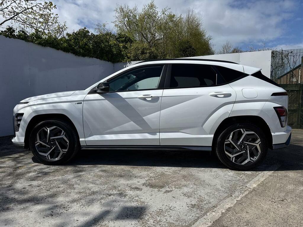 Hyundai Kona 1.6 H-gdi N Line Suv Hybrid Dct Euro 6 EF75ABZ White #6