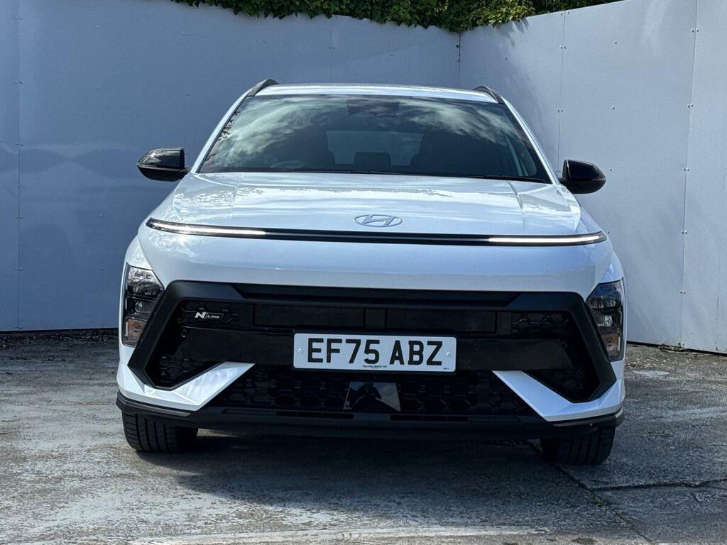 Hyundai Kona 1.6 H-gdi N Line Suv Hybrid Dct Euro 6 EF75ABZ White #4