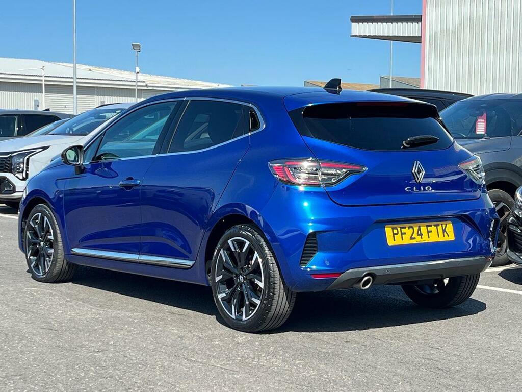 Renault Clio 1.0 Tce Techno Hatchback Euro 6 PF24FTK Blue #3
