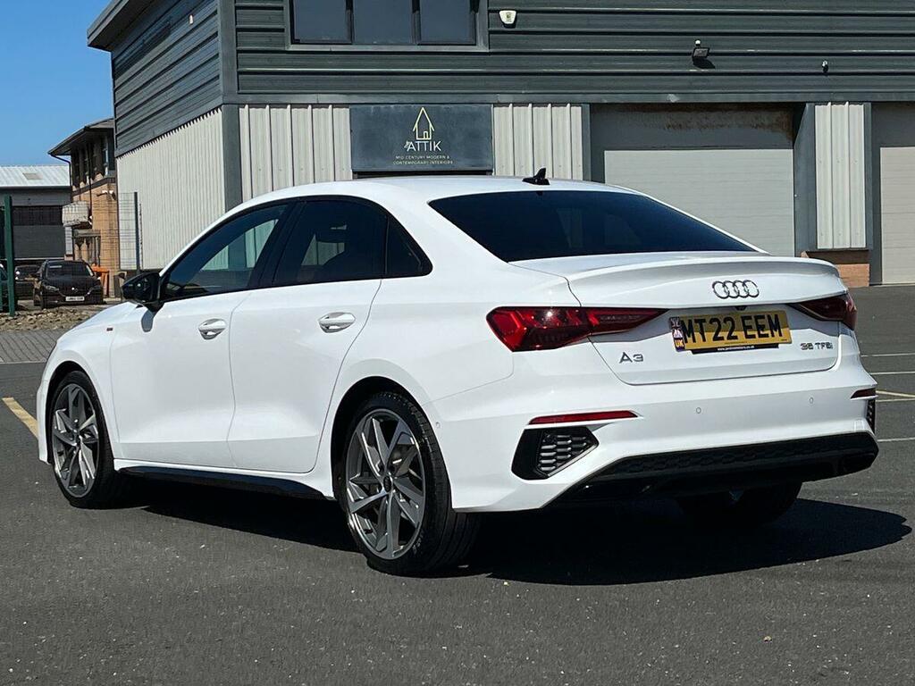 Audi A3 1.5 Tfsi 35 Edition 1 Saloon S Tronic E MT22EEM White #3