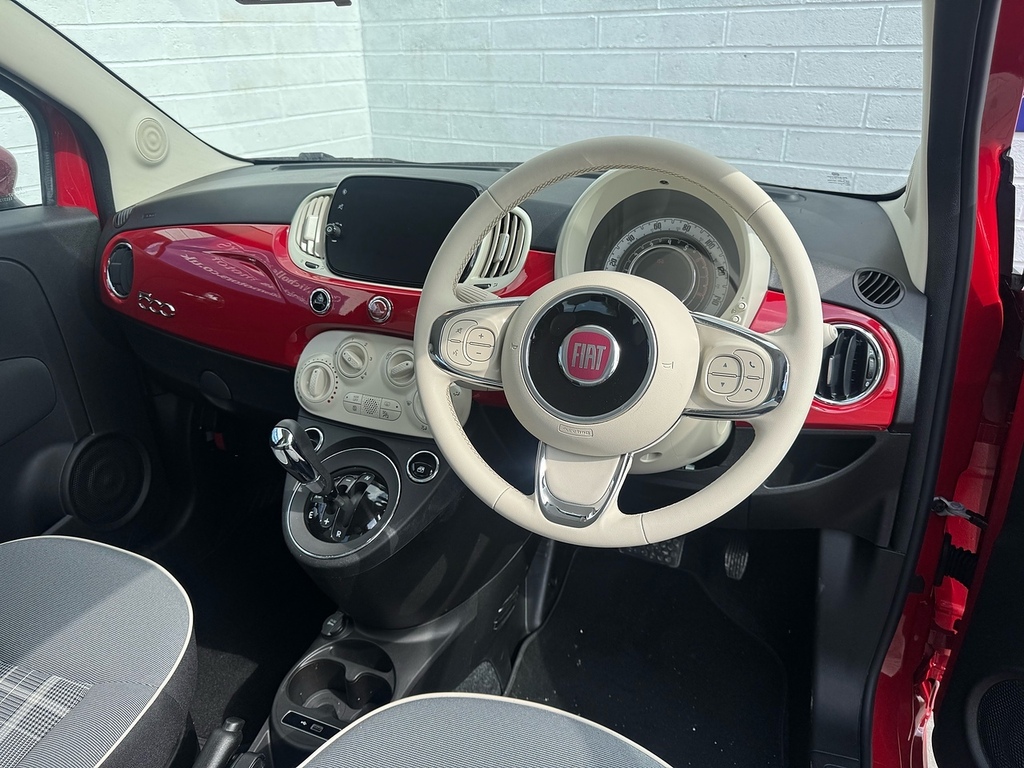 Fiat 500 Lounge Red #5