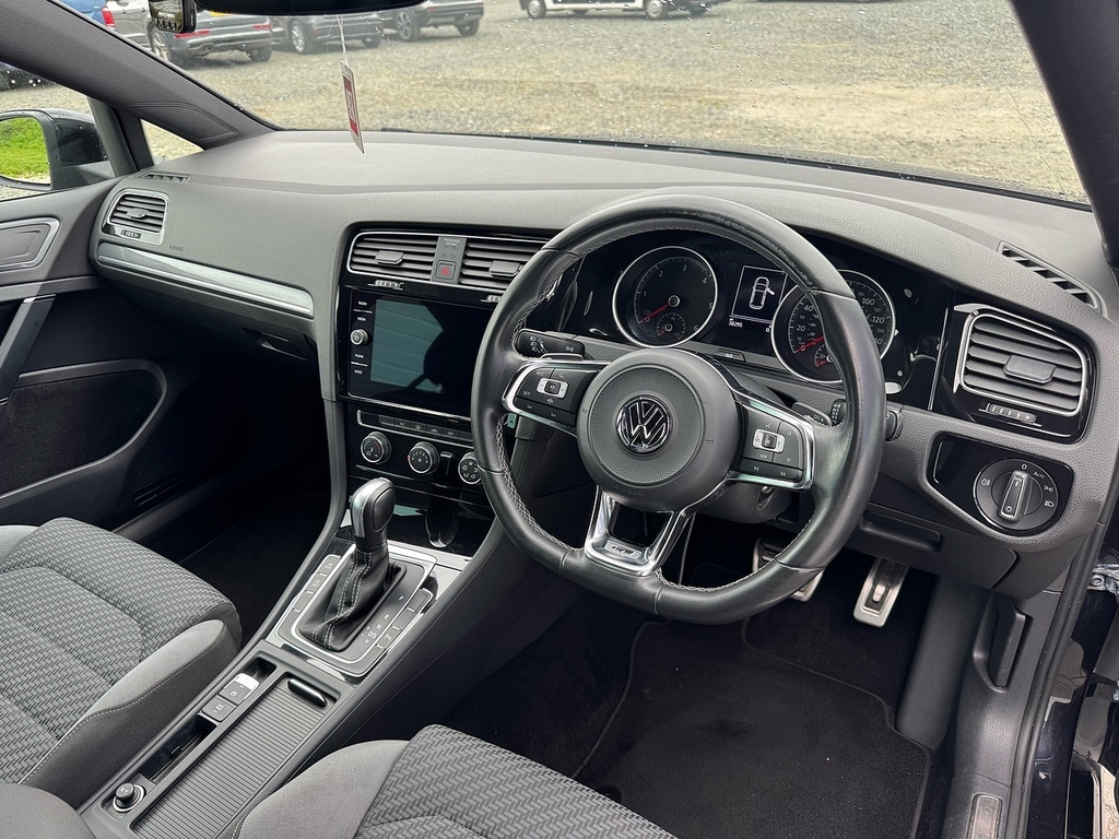 Volkswagen Golf Tdi R-line Black #5