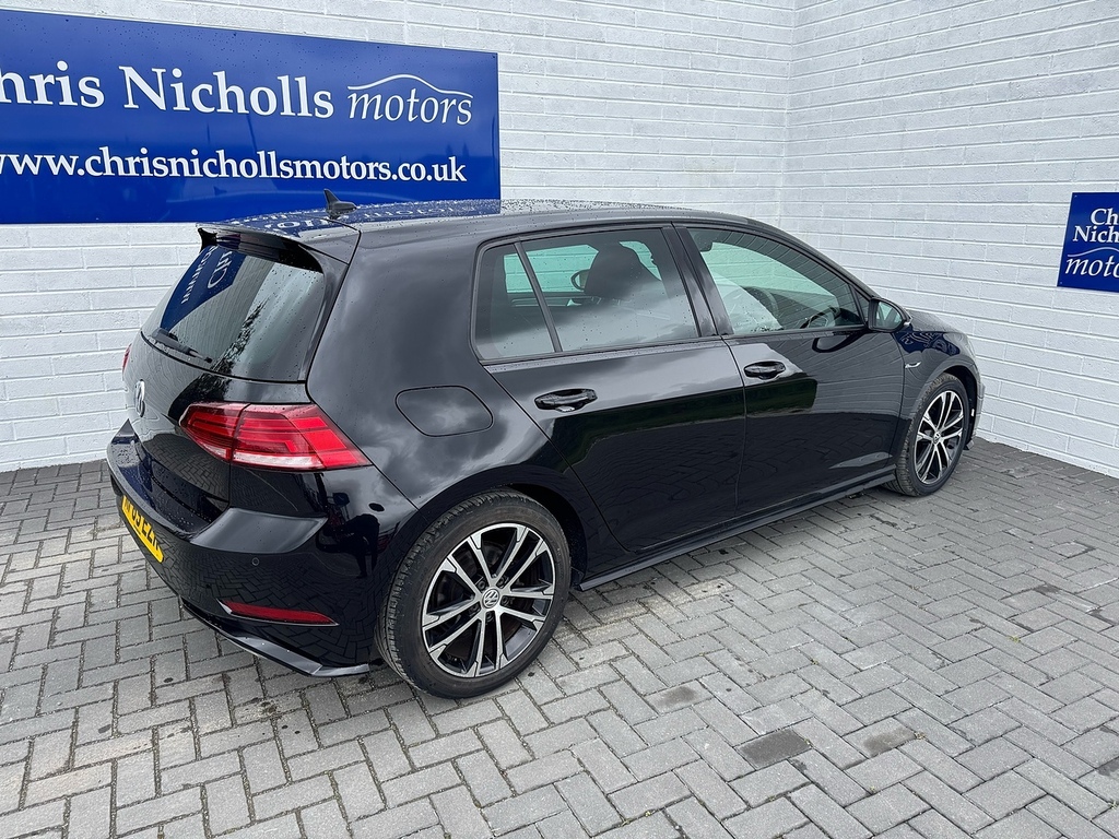 Volkswagen Golf Tdi R-line Black #2