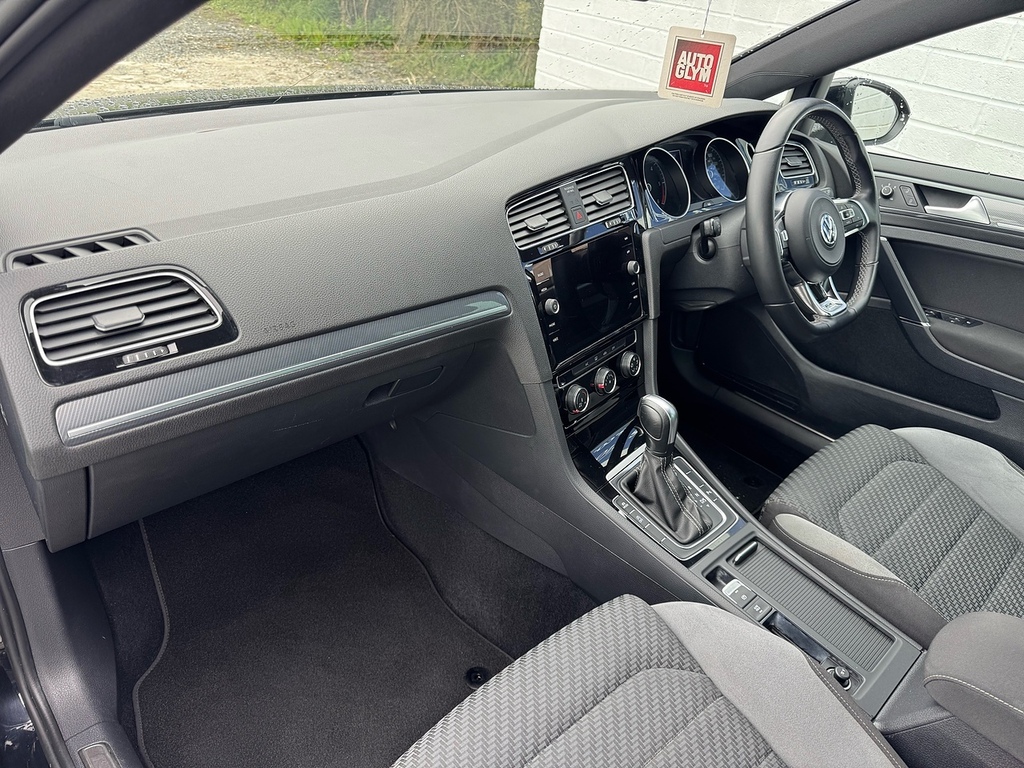 Volkswagen Golf Tdi R-line Black #6