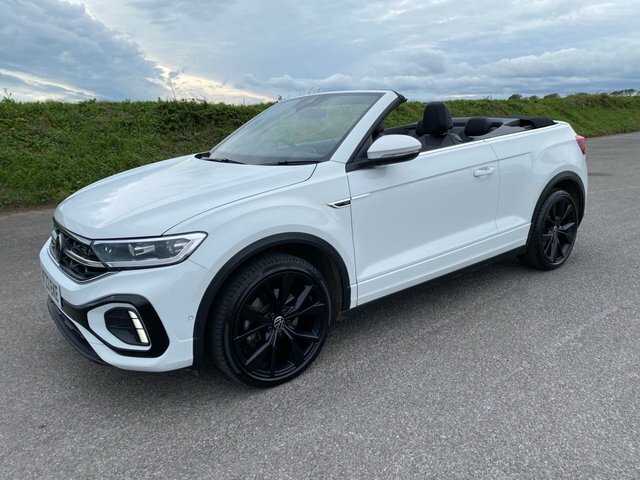 Volkswagen T-Roc Tsi R-line Convertible WT23EKE White #2