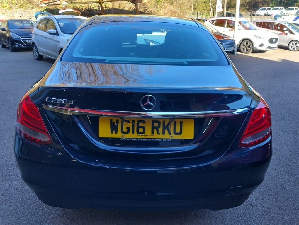 Mercedes-Benz C Class D Se Saloon WG16RKU Blue #6