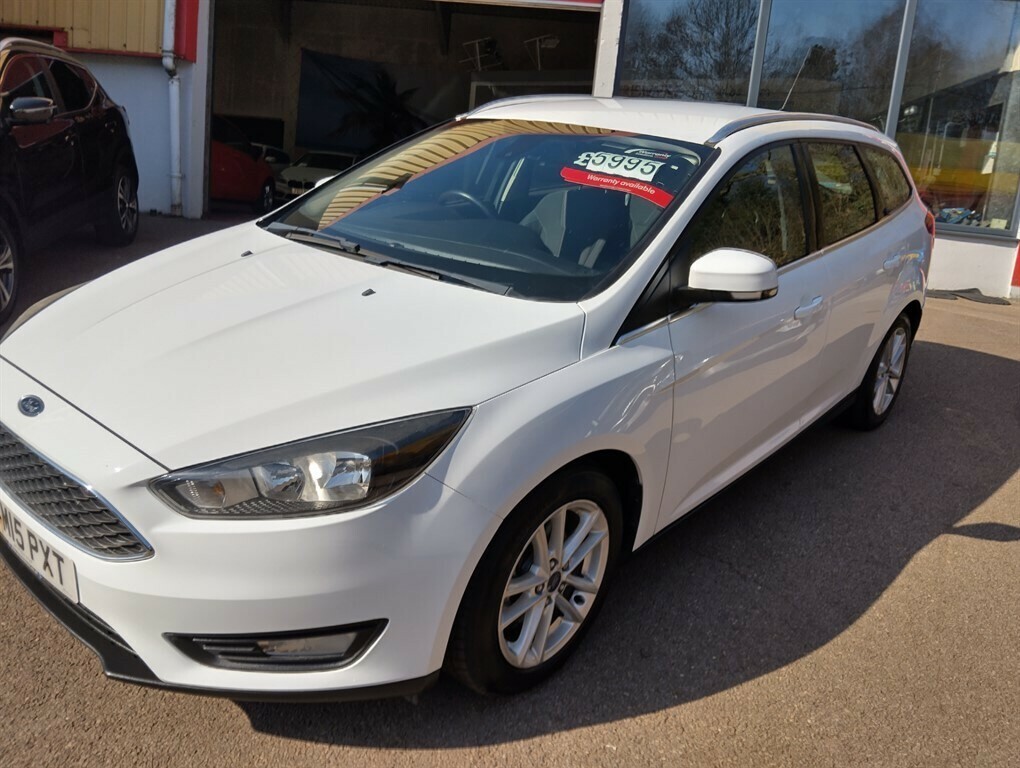 Ford Focus Zetec Tdci Estate White