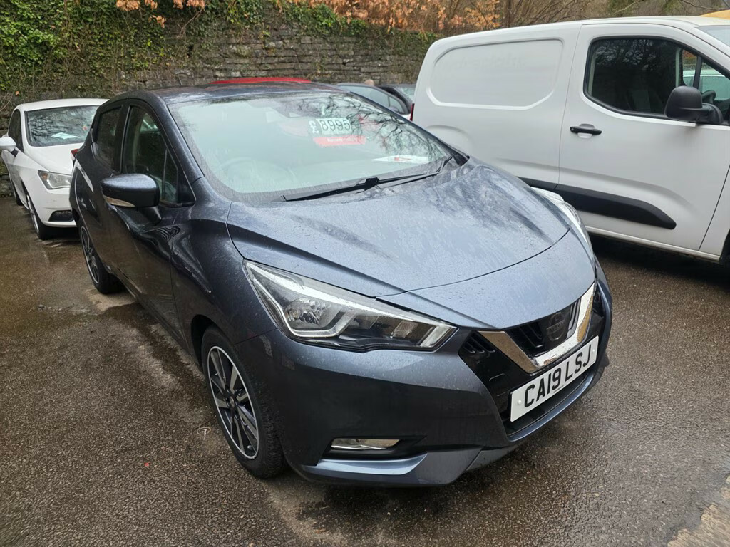 Nissan Micra Acenta Hatchback CA19LSJ Grey #5