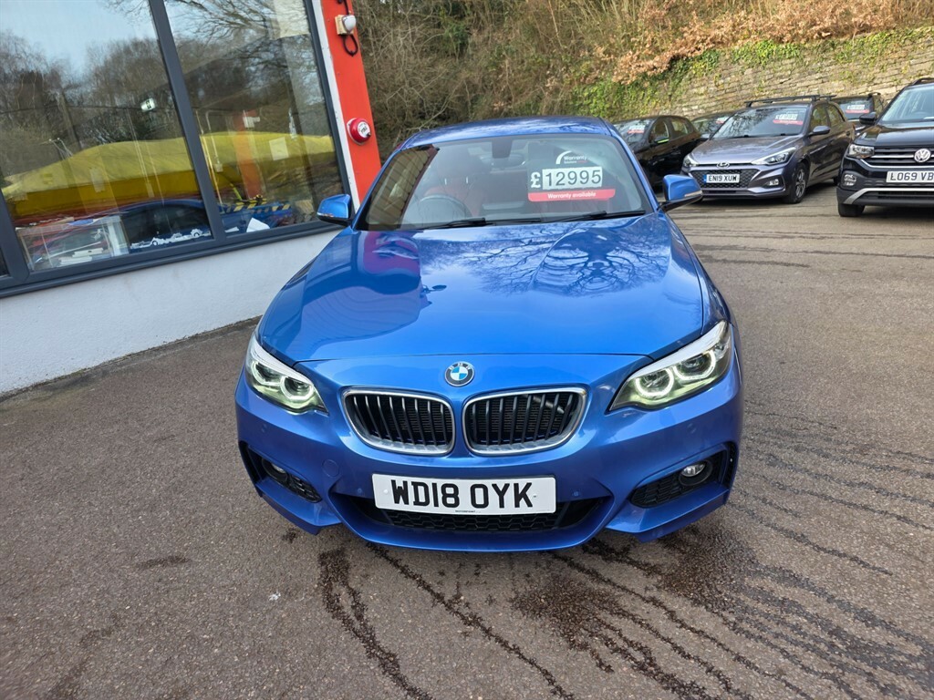 BMW 2 Series Gran Coupe M Sport Coupe WD18OYK Blue #2