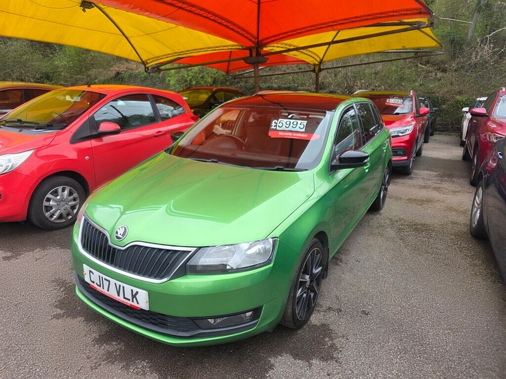 Skoda Rapid Spaceback Se Sport Tsi Hatchback CJ17VLK Green #3